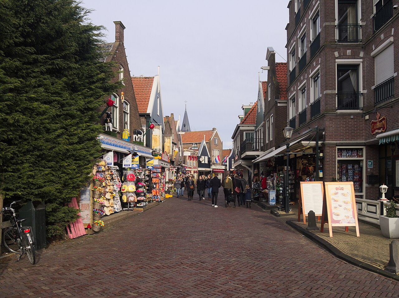 Volendam Harbor in Volendam