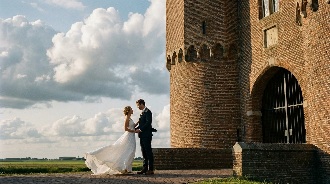 Trouwvideograaf Zwolle — bruidspaar
